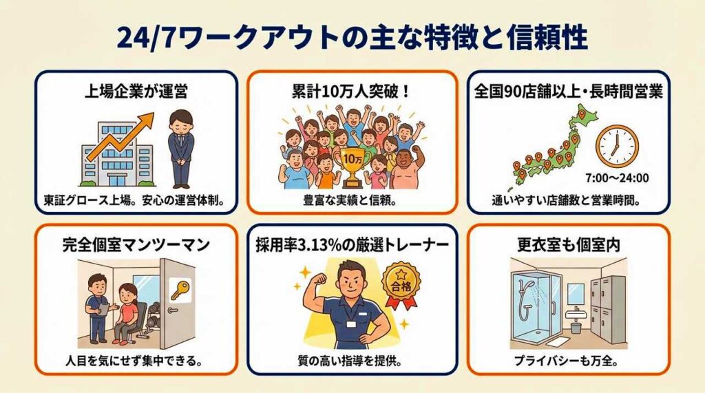 24/7ワークアウトの入会金は0円！特典・返金制度もまとめて確認